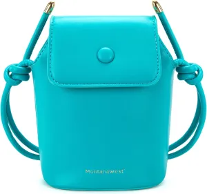 Montana West Small Cell Phone Purses for Women Crossbody Bag Cellphone Wallet Purse with Adjustable Strap