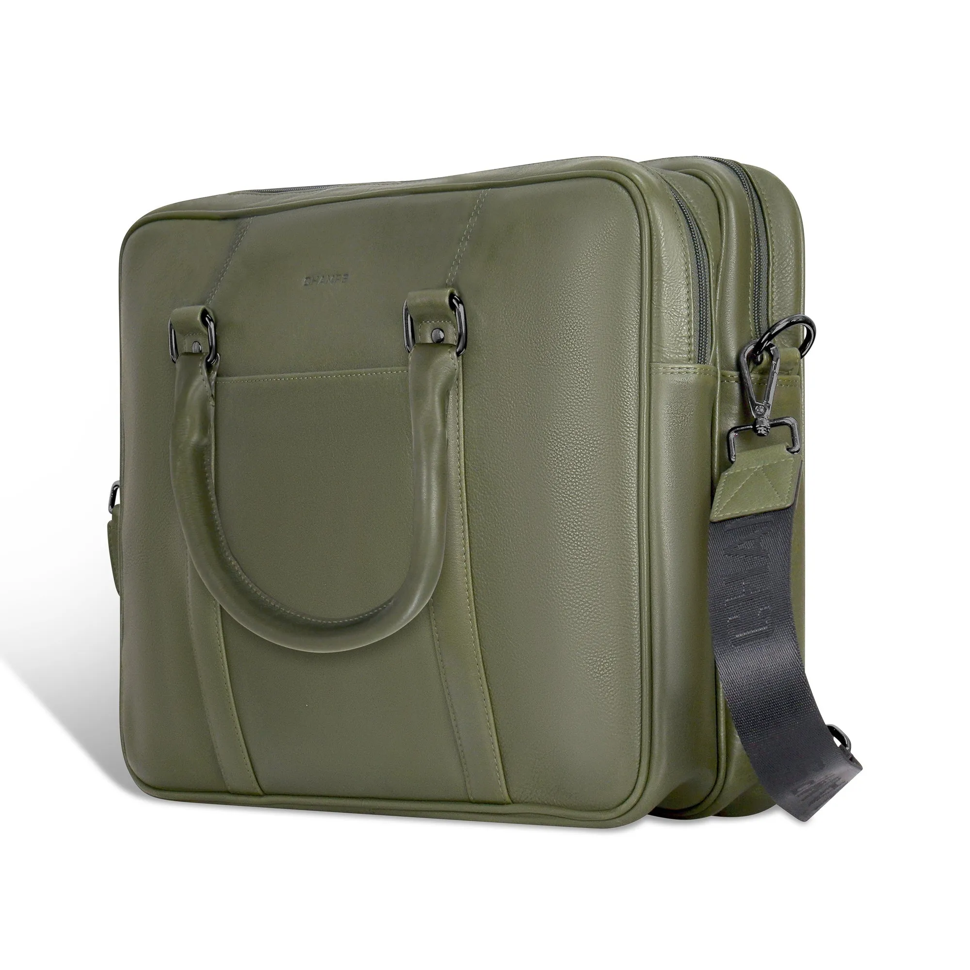 Onyx / Leather Briefcase