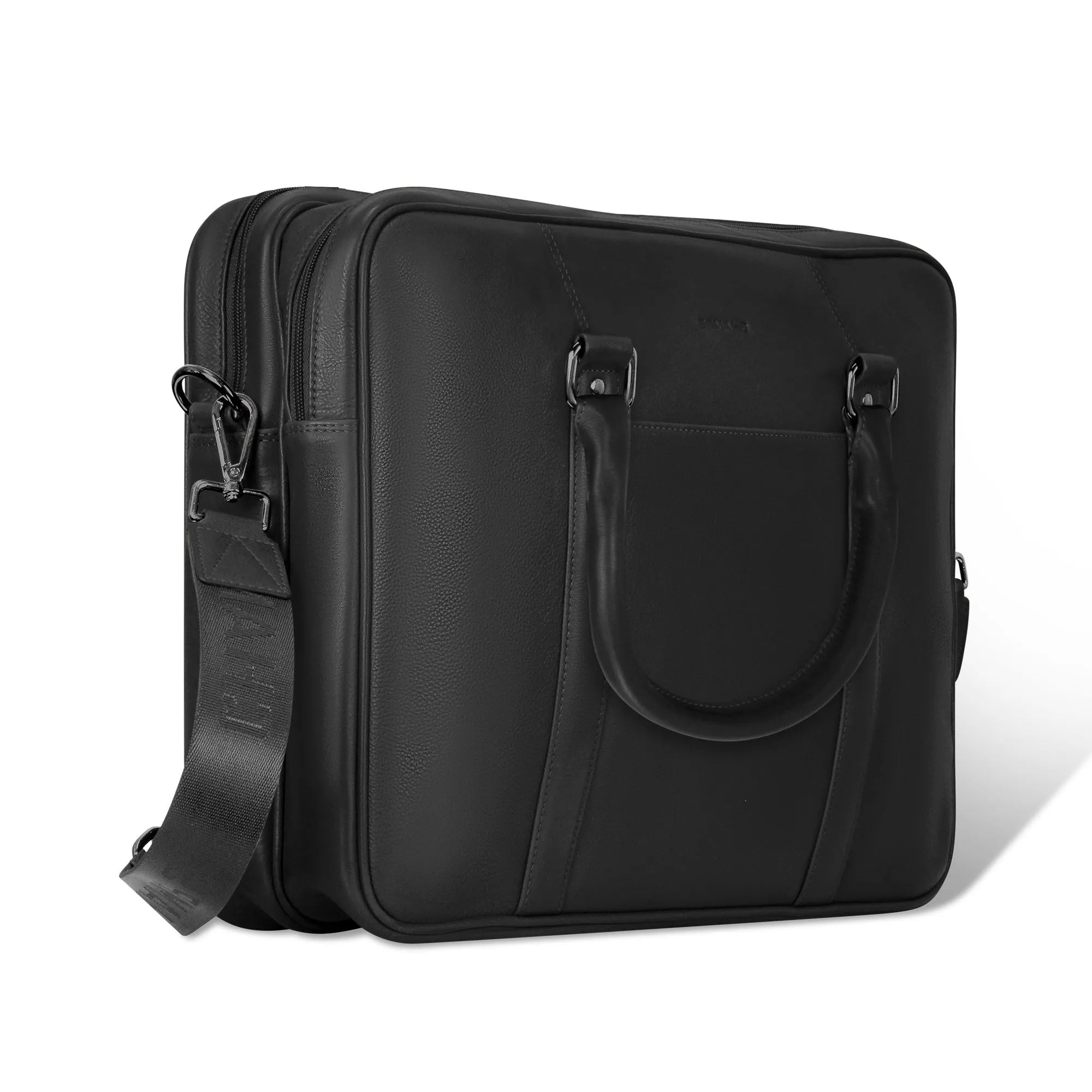 Onyx / Leather Briefcase