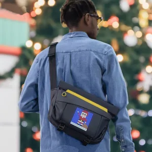 Pixel Art Customizable Messenger Bag