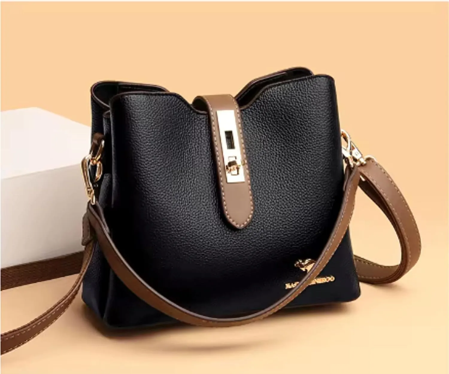 Quality Leather Bucket Bags For Women - Modern Hobo Purses Small And Large