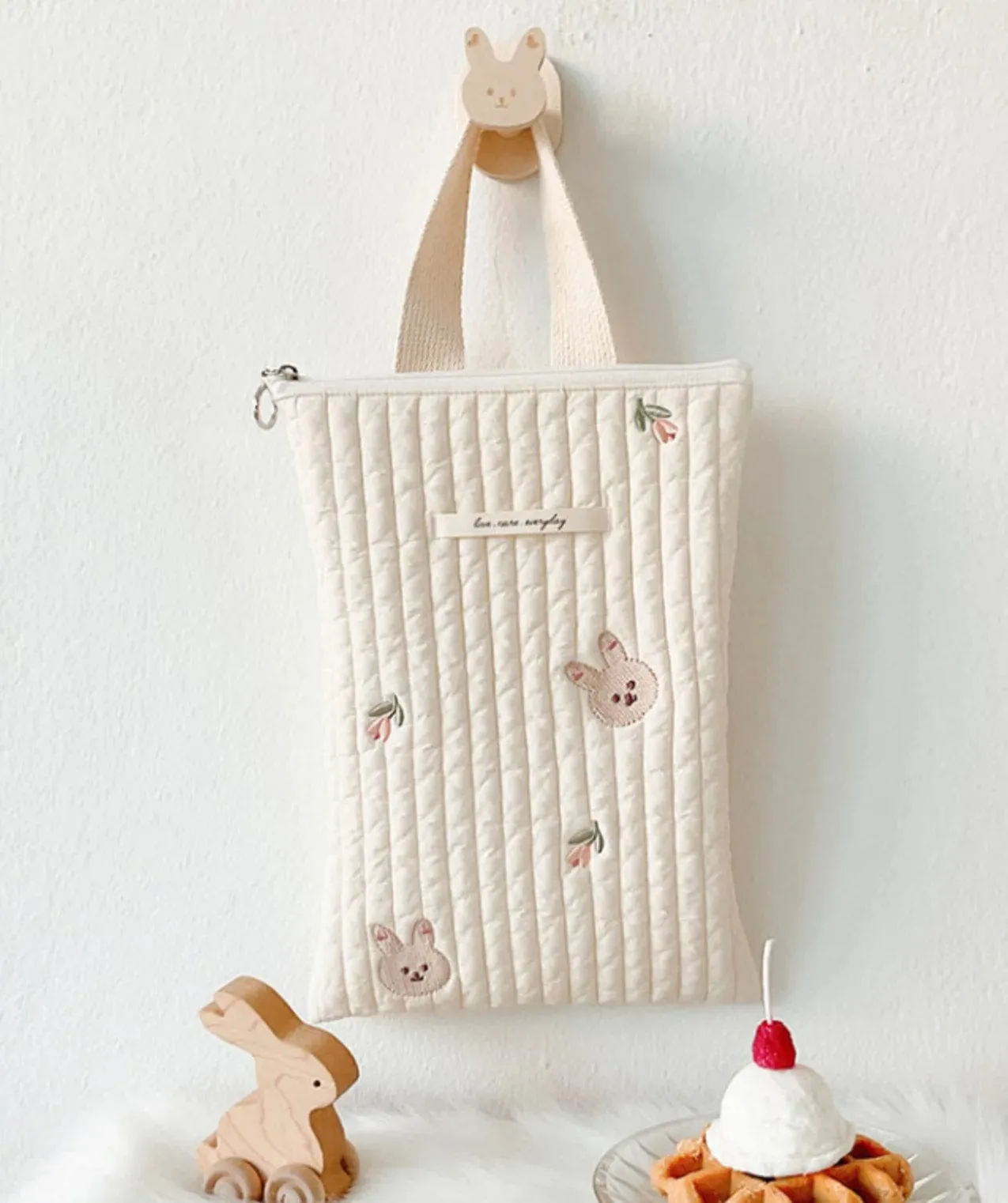 Quilted Mommy Diaper Bag