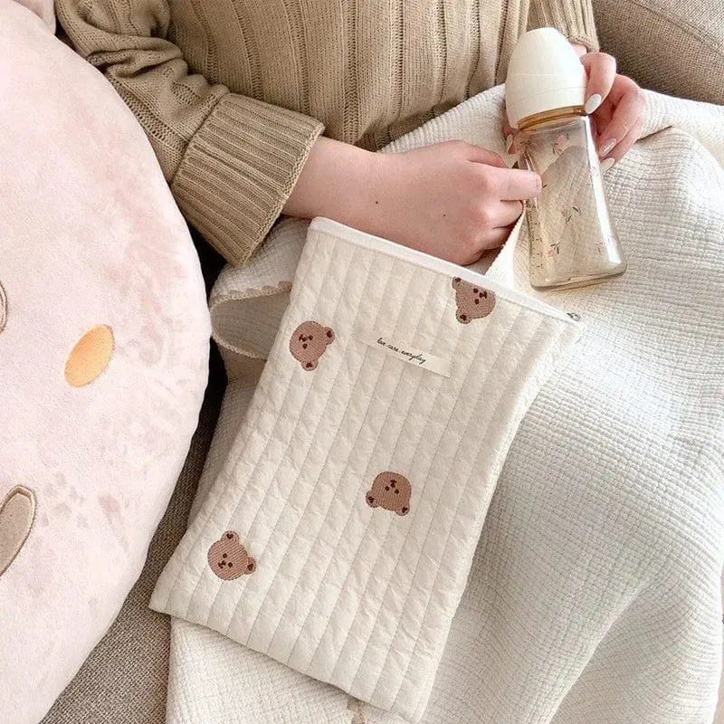 Quilted Mommy Diaper Bag