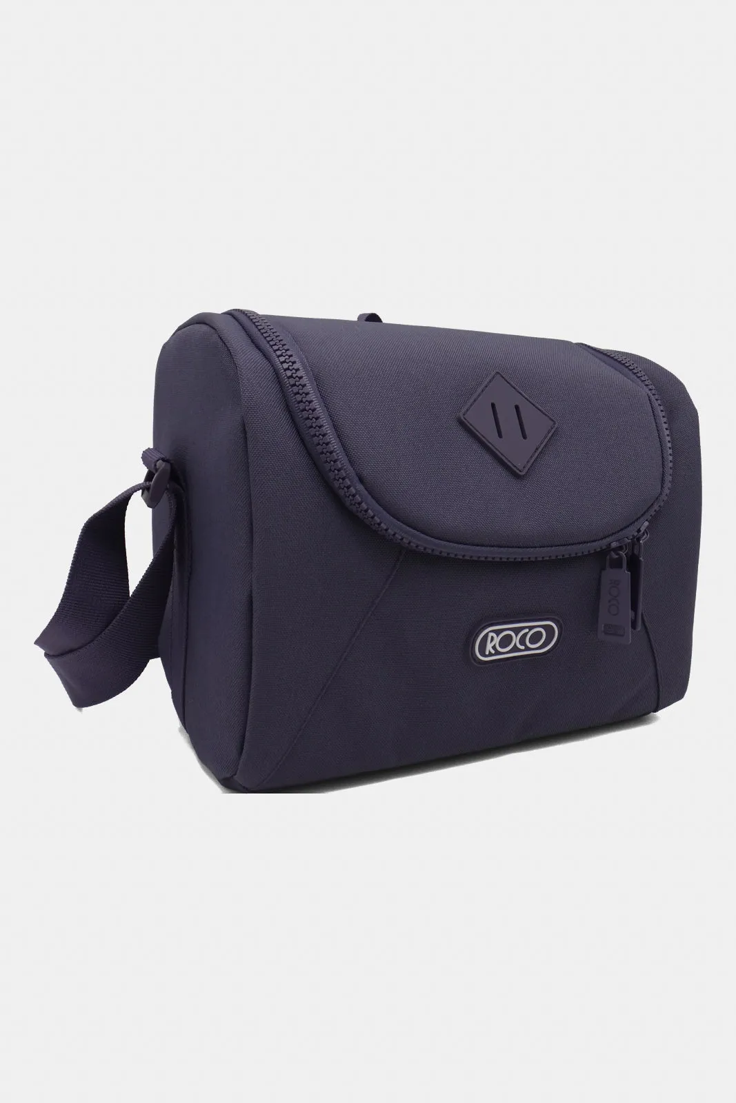 Roco Purple Plain Lunch Bag  (7 Inch)