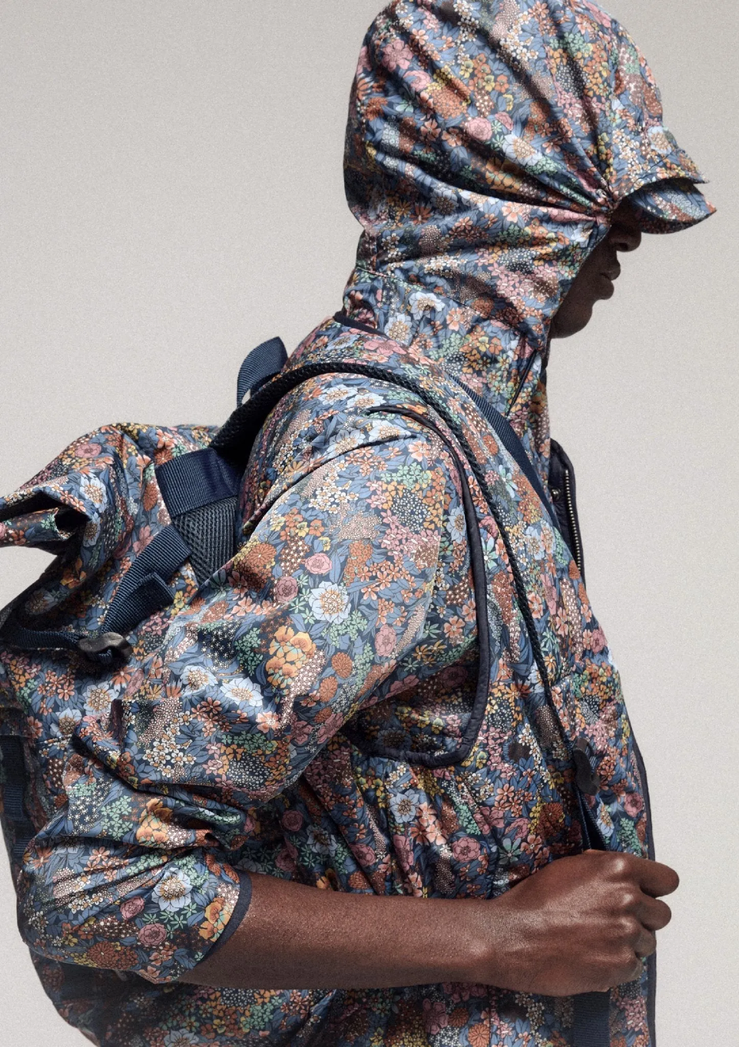 Rolltop Bag Made With Liberty Fabric