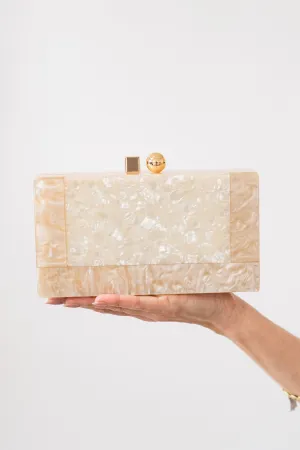 Sam Clutch in Cream