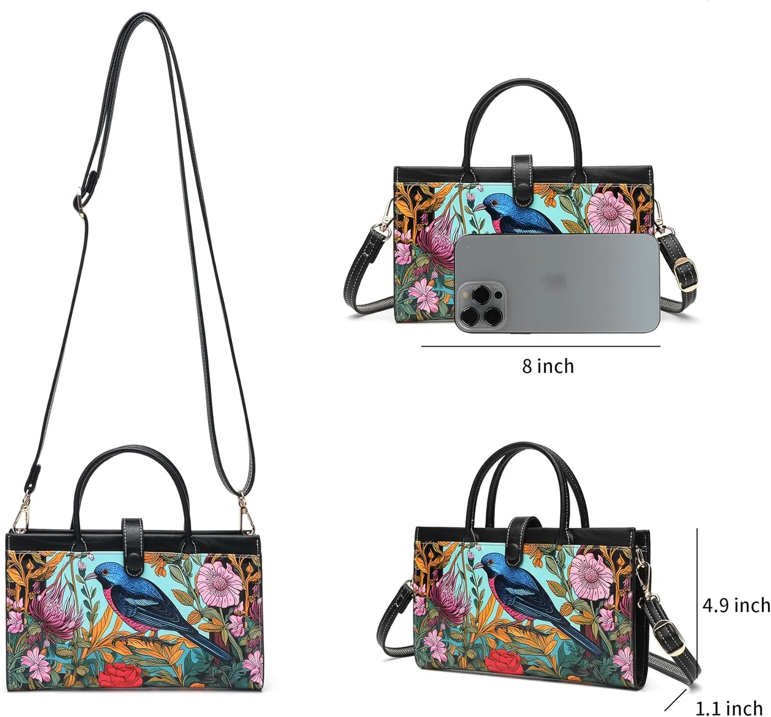 Small Crossbody Bags Shoulder Bag for Women Ladies Purse and Handbags Wallet Top Handle Handbags