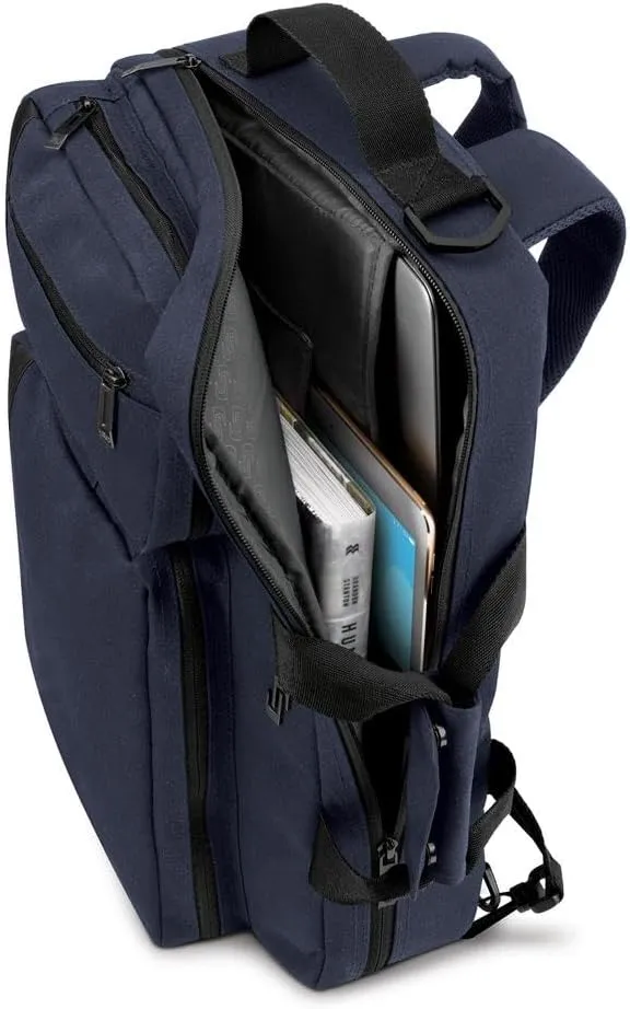 Solo New York Hybrid Briefcase Backpack - Laptop Carrying Bag, Fits 15.6" Computer, Brief for Travel & Work - Duane