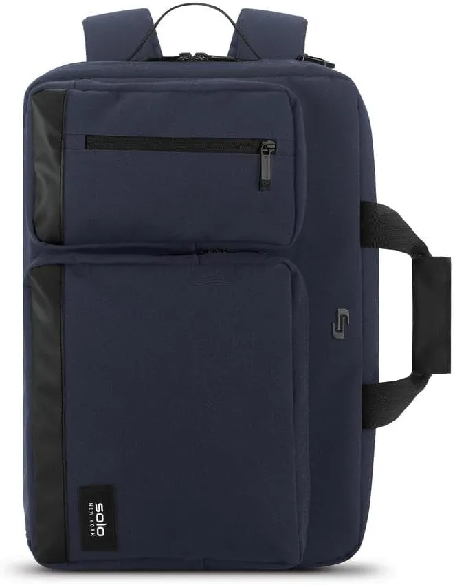 Solo New York Hybrid Briefcase Backpack - Laptop Carrying Bag, Fits 15.6" Computer, Brief for Travel & Work - Duane