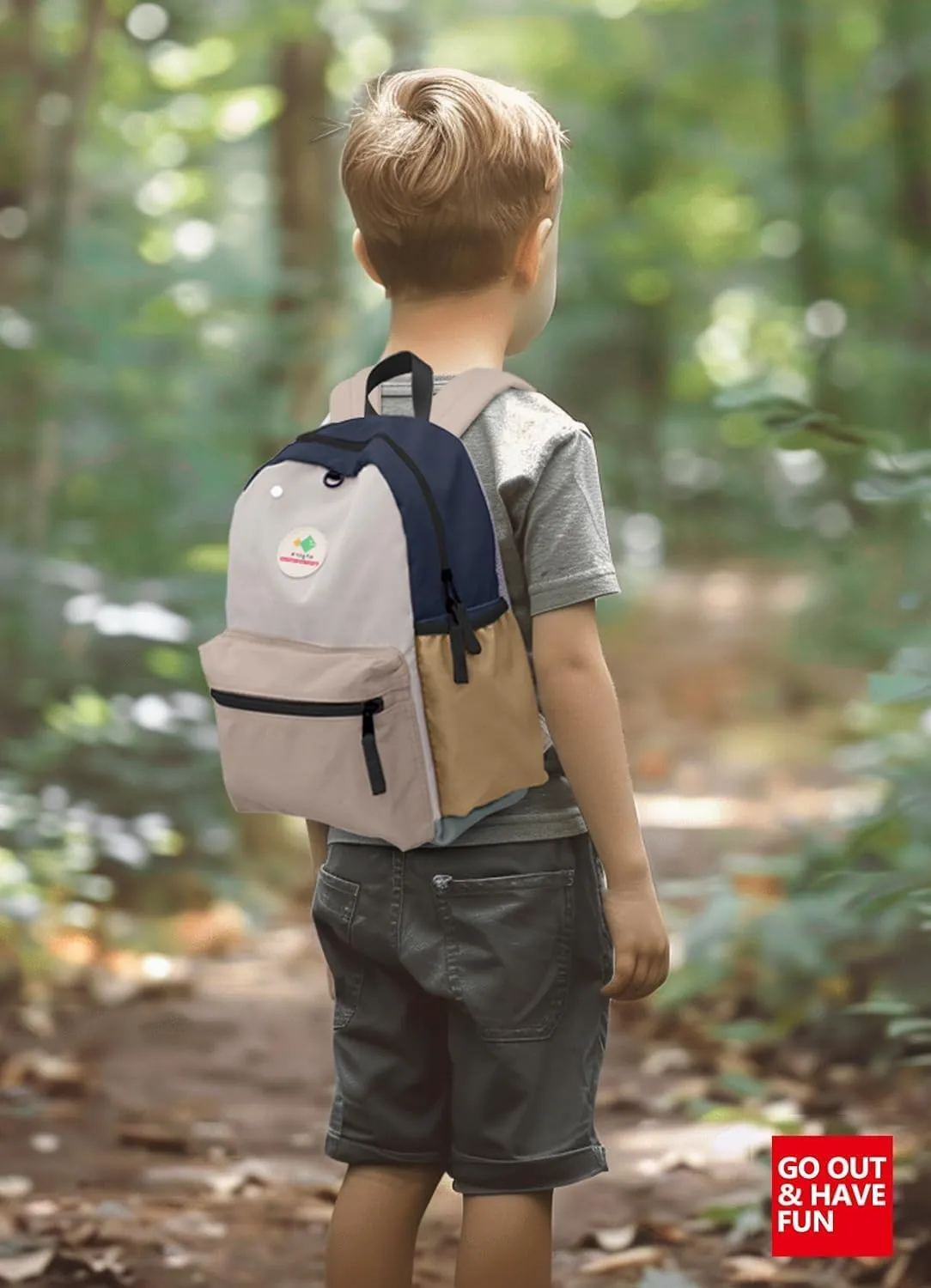 Toddler Backpack for Boys 2-5: Preschool Kindergarten Backpack - 13" Daycare Backpack Fit A4 Folder