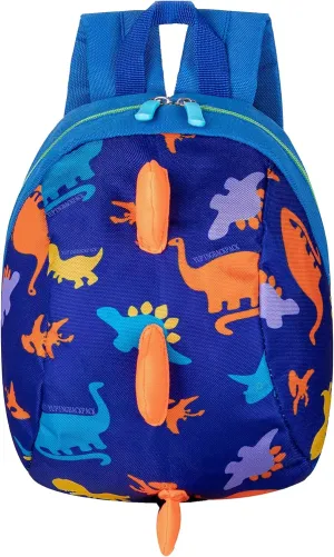 Toddler kids Dinosaur Backpack Book Bags with Safety Leash for Boys Girls