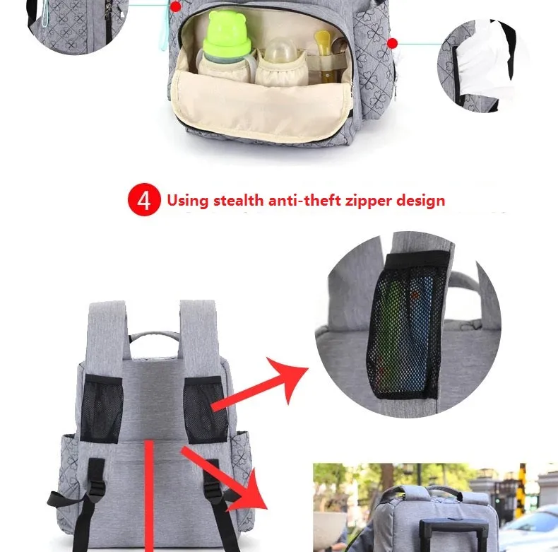Travel Backpack Diaper Bag