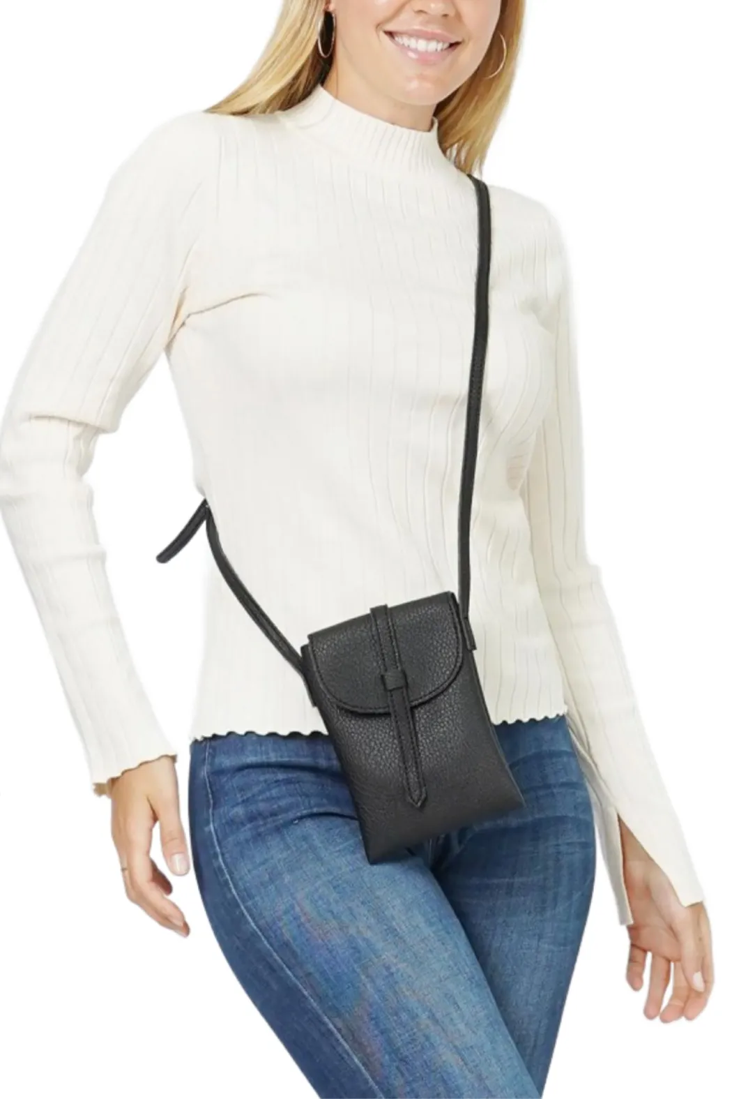 Vegan Leather Mini Crossbody Bag