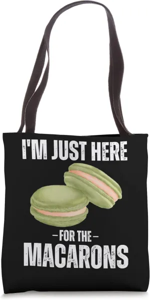 Vintage Macarons I'm Just Here For The Macarons Tote Bag